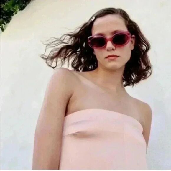 Zara pink wide leg jumpsuit - Picture 11 of 14